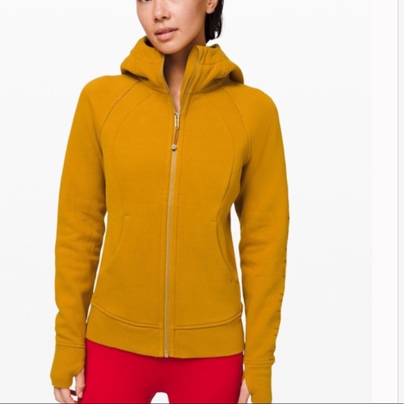 One Left Lululemon Scuba Hoodie Fleece Fools Gold - Picture 2 of 7